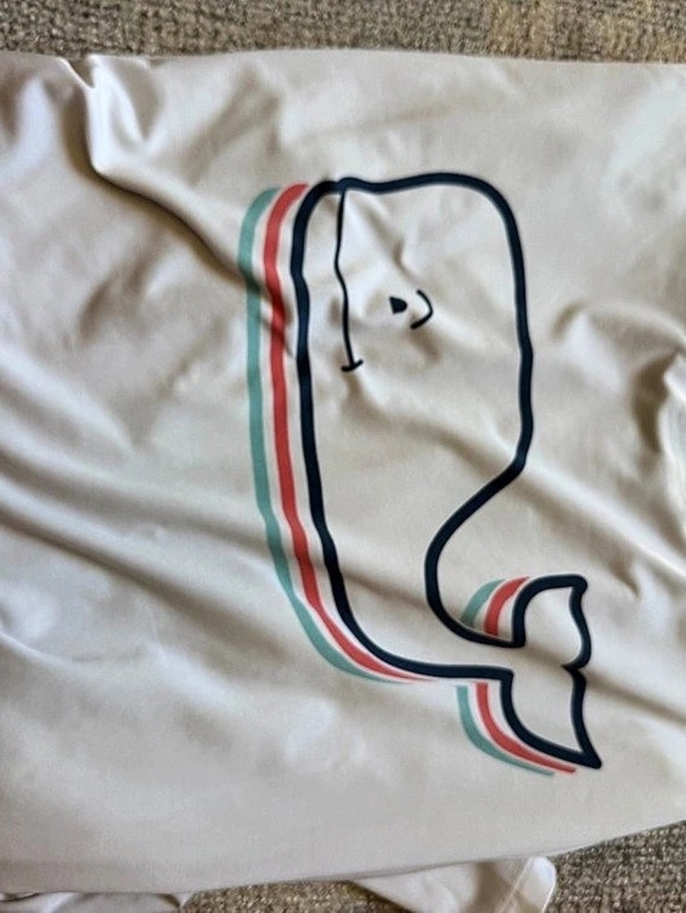Vineyard Vines Long-Sleeve Whale Graphic Performance Tee White XXL